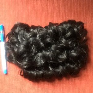 Messy curly hair extension
